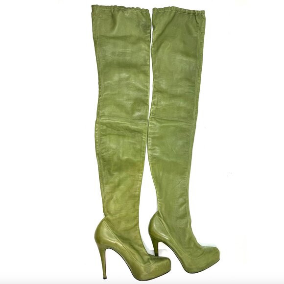 🌷❤️‍🔥SPRING SALE 🔥 FINAL PRICE Christian Louboutin Monica Over Knee Boot 36.5 - Picture 1 of 13